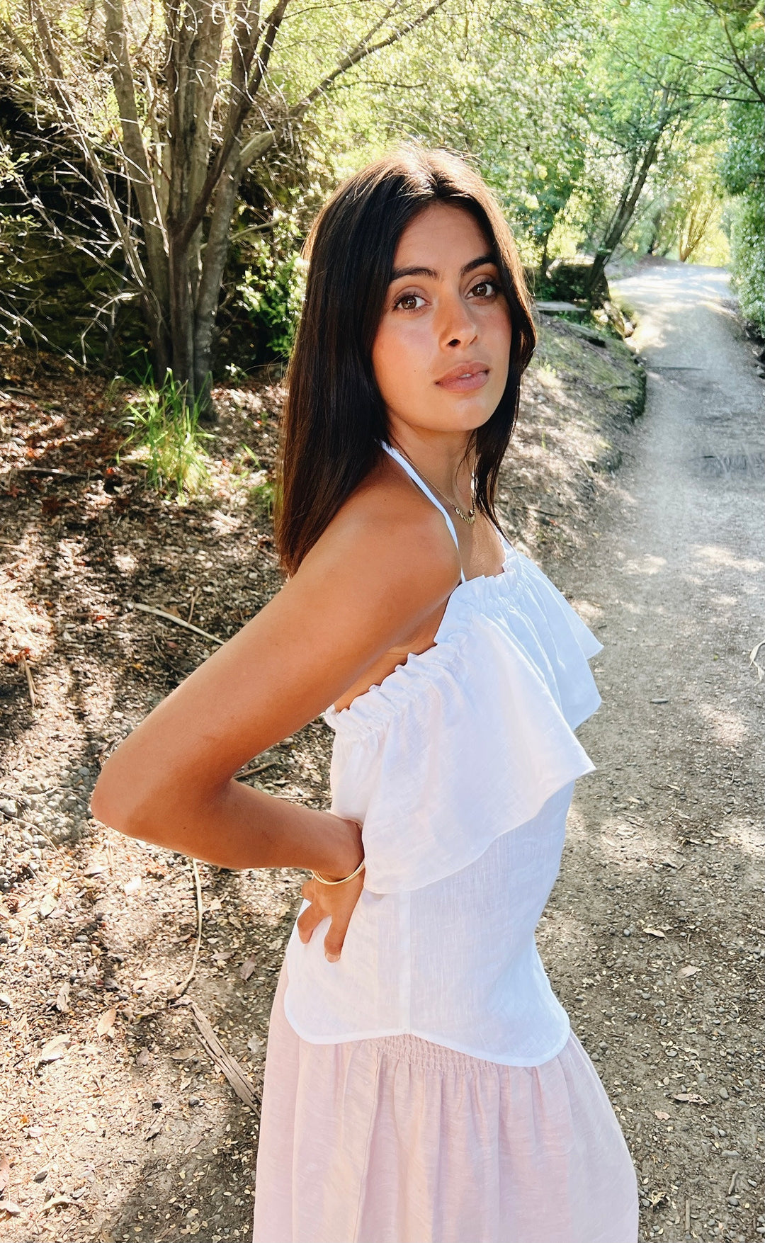 Temple Skirt Blush Hemp