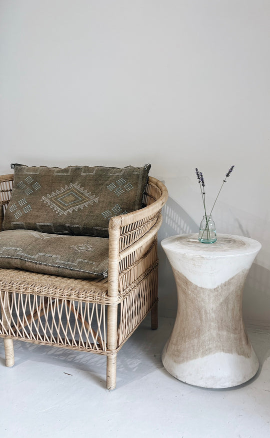 Woven Cane Chair Two Seater