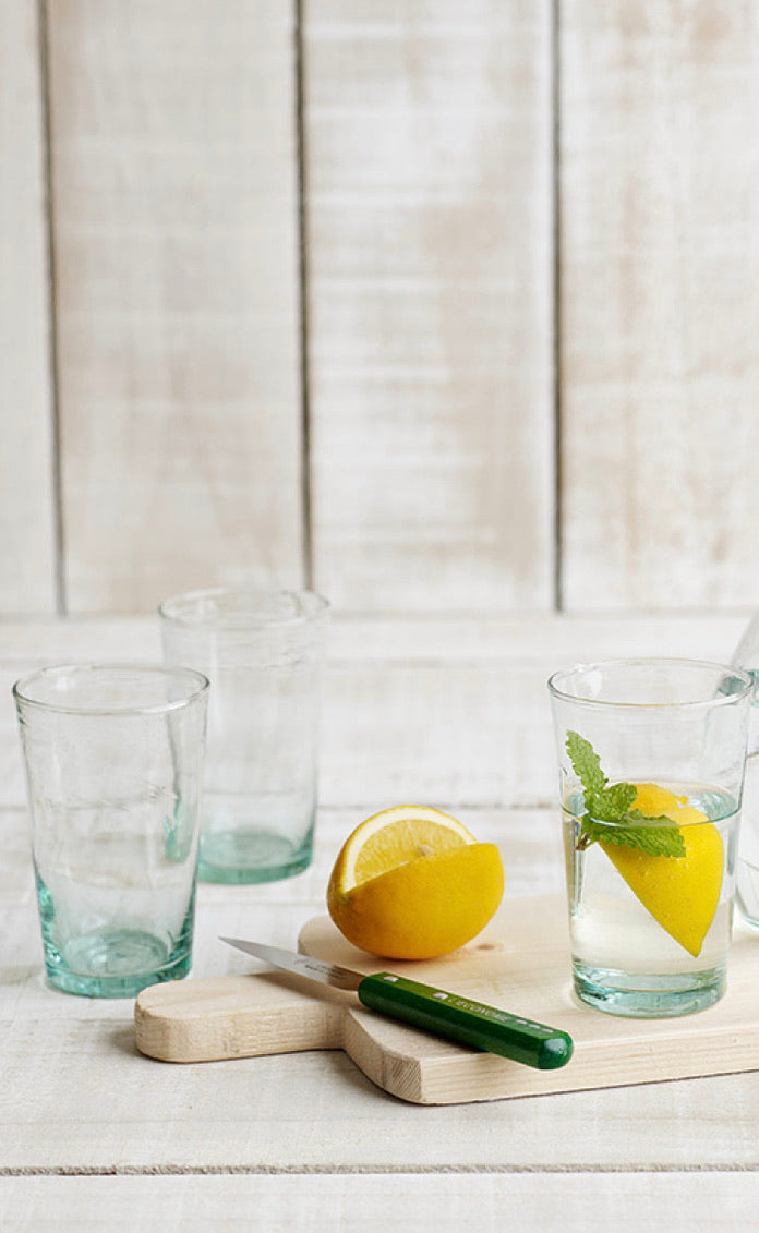 Moroccan Straight Glass Tumbler Large -  Set of 6