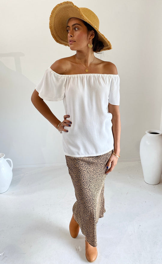 Elope Top Ivory Crepe