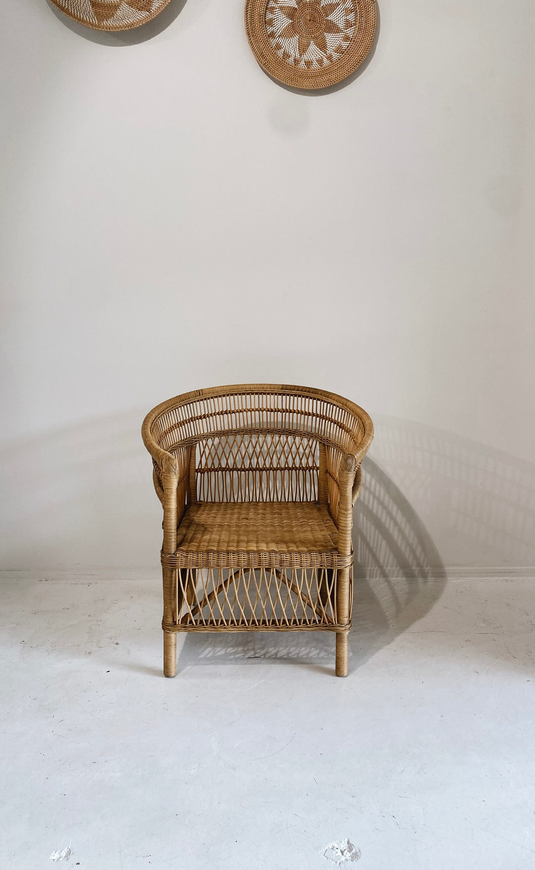 Malawi Woven Cane Chair Single