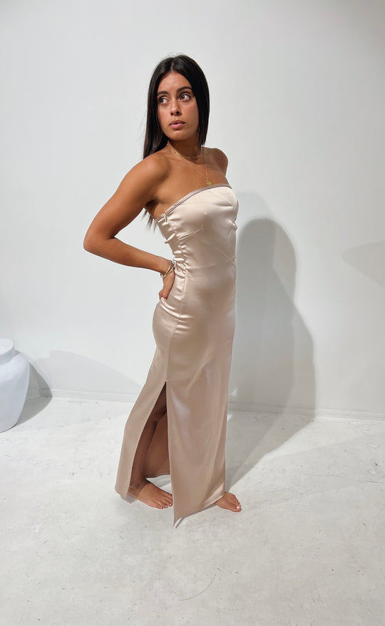 Siren Dress Champagne
