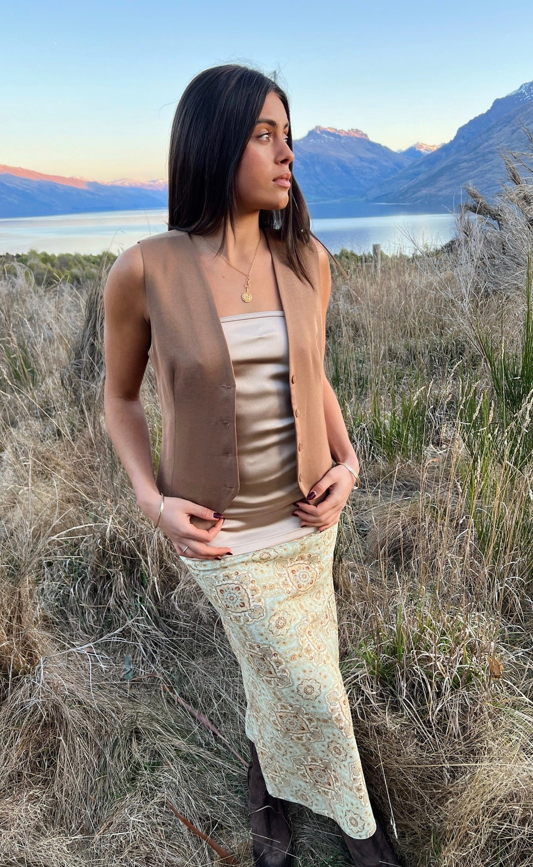 Shelby Waistcoat Tan