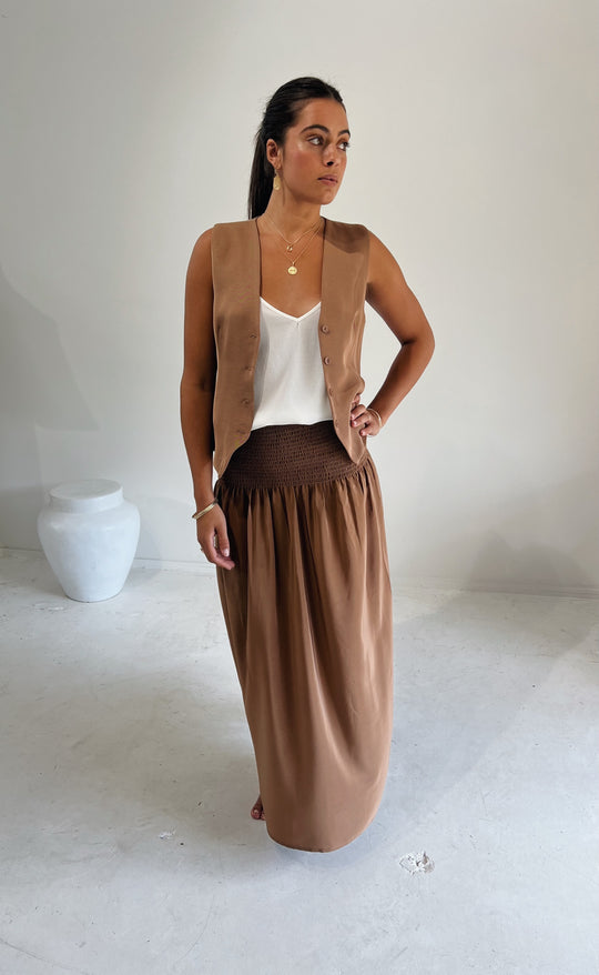 Shelby Waistcoat Tan