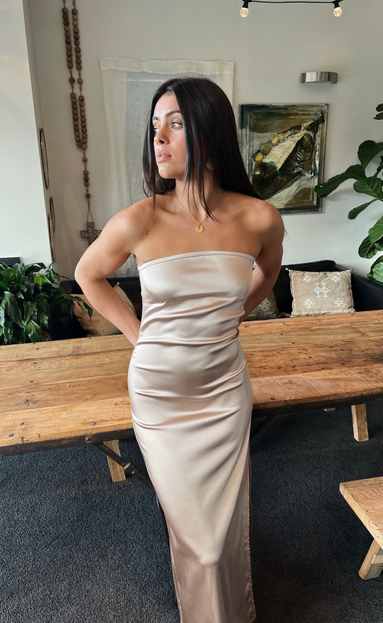 Siren Dress Champagne