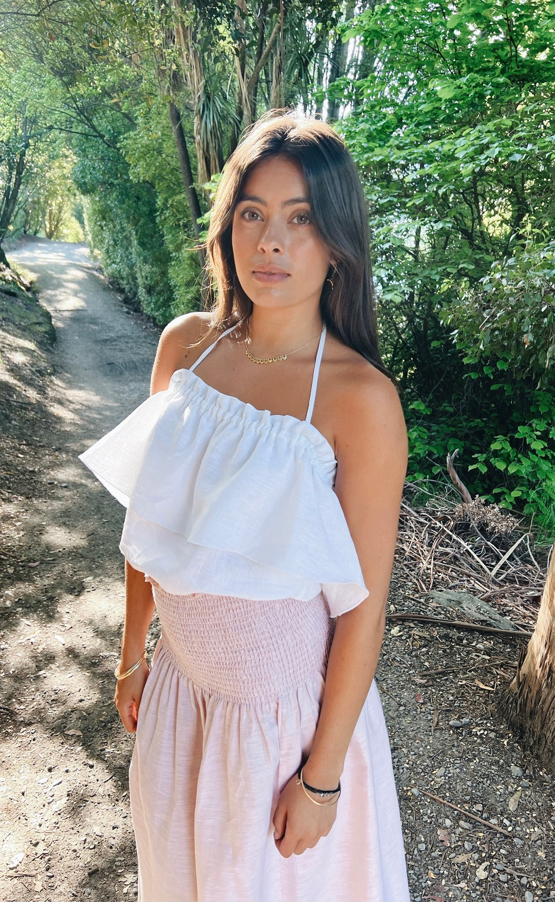 Temple Skirt Blush Hemp