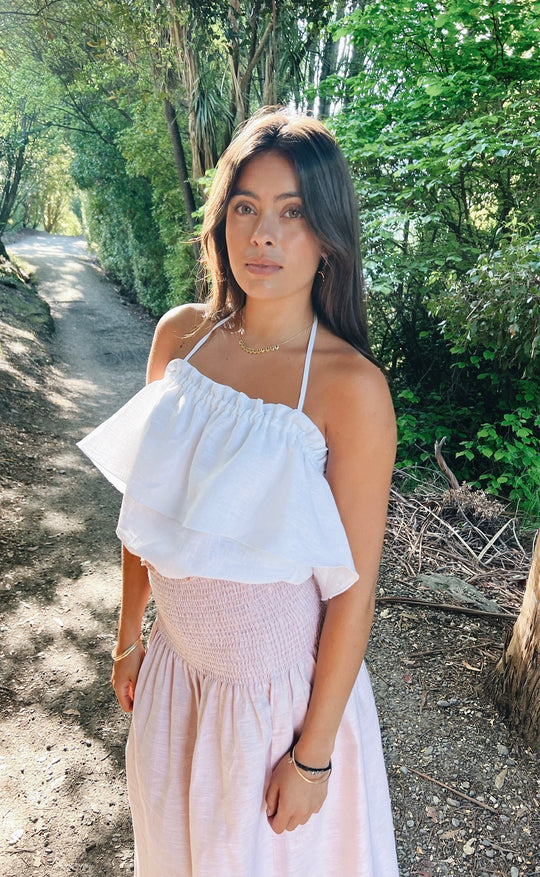 Temple Skirt Blush Hemp