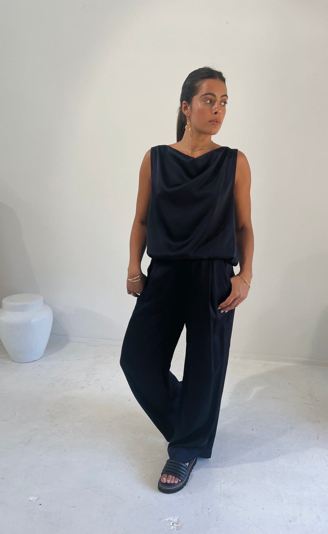 Hepburn Pant Navy