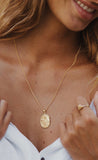 Our Lady of Charity - Patroness of Cuba Necklace - Gold - 23"
