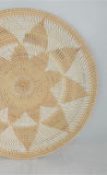 Lombok Wall Plate Star Large Natural / White