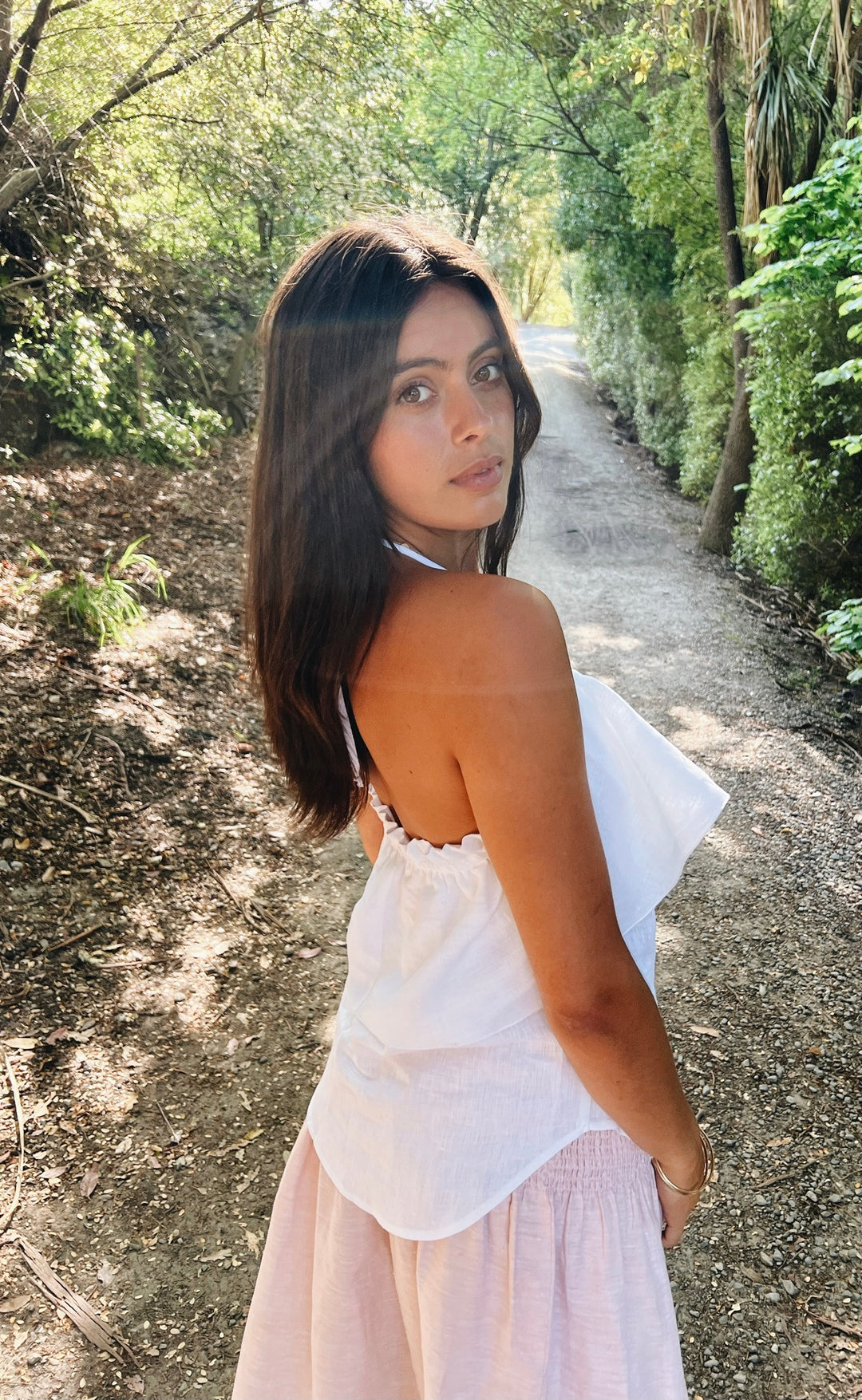 Temple Skirt Blush Hemp