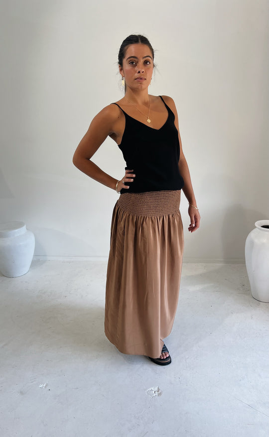 Vittori Top Black Crepe