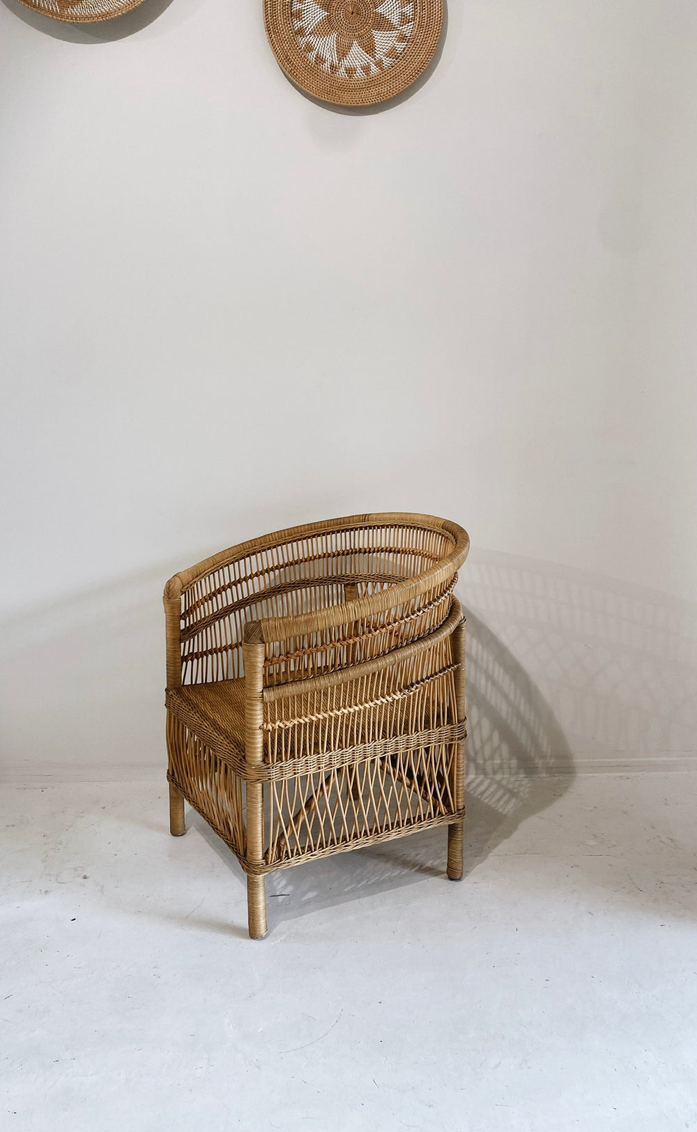 Malawi Woven Cane Chair Single