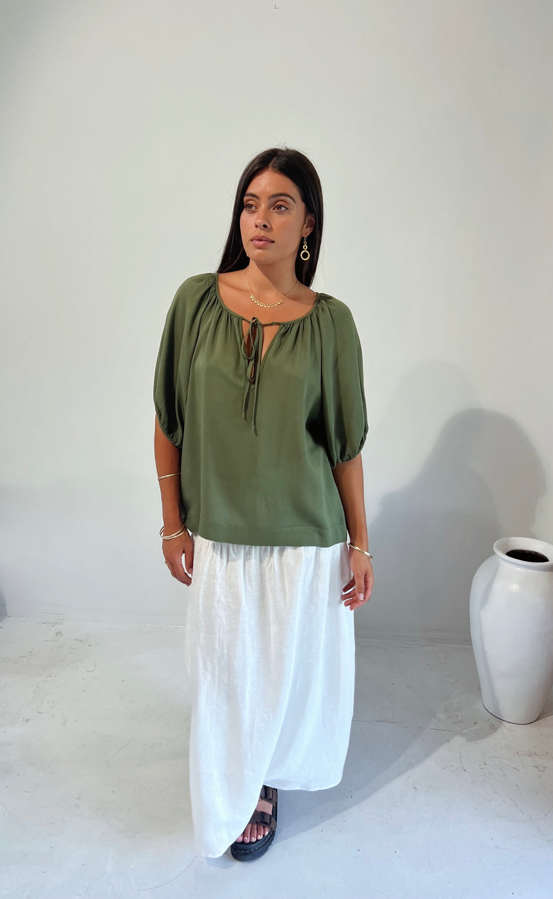 Joy Top Green