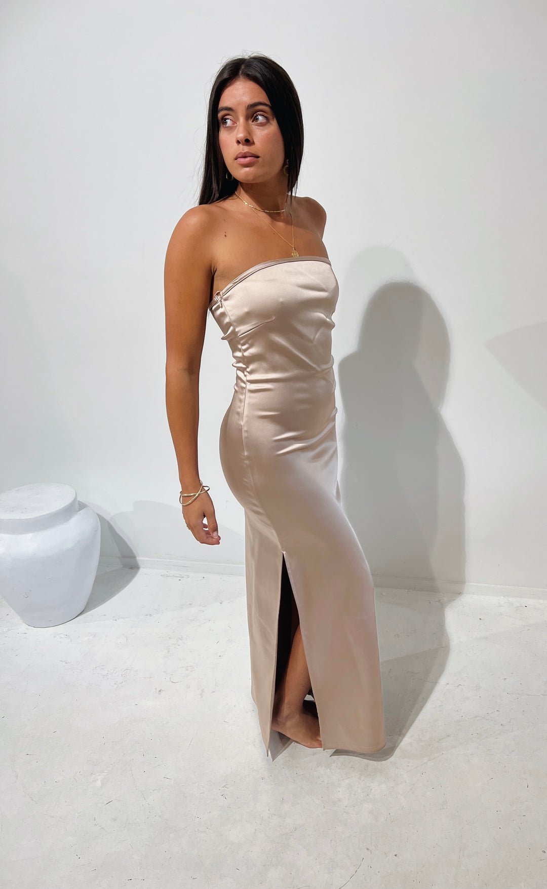 Siren Dress Champagne
