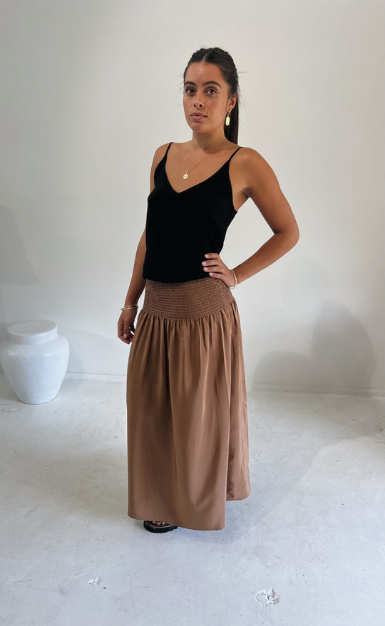 Vittori Top Black Crepe