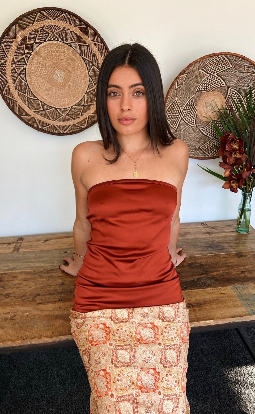 Siren Bustier Rust