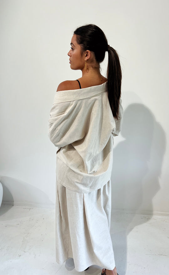 Obe Jacket Natural Linen