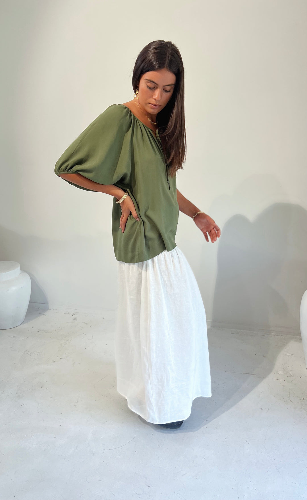 Joy Top Green