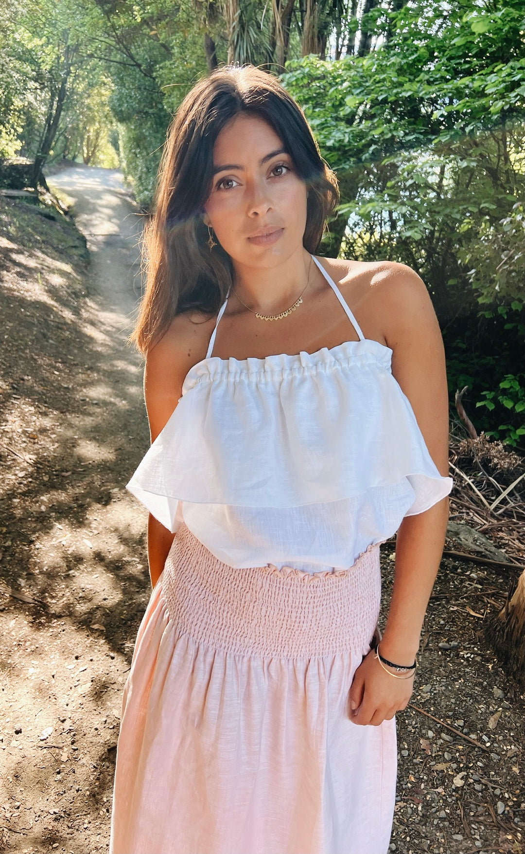 Temple Skirt Blush Hemp