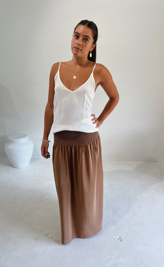 Vittori Top Ivory Crepe