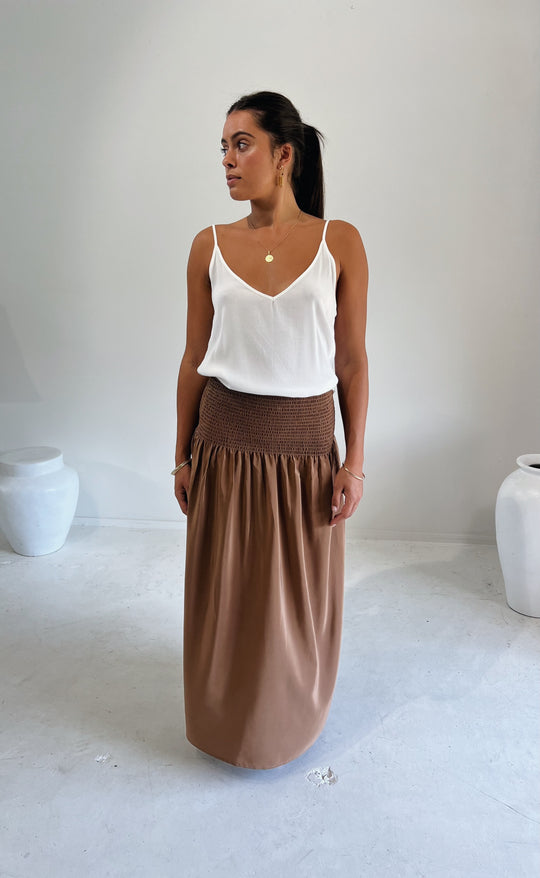 Vittori Top Ivory Crepe
