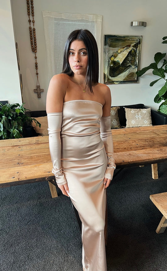 Siren Dress Champagne