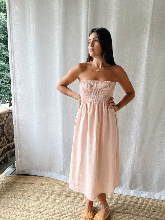 Temple Skirt Blush Hemp