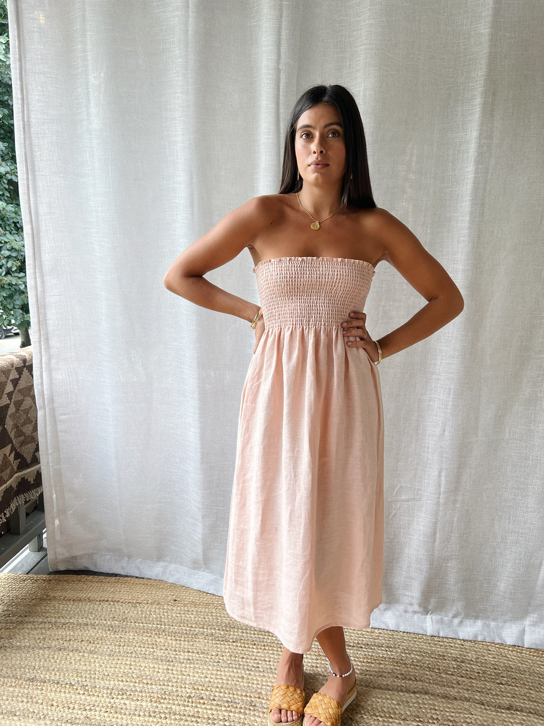 Temple Skirt Blush Hemp