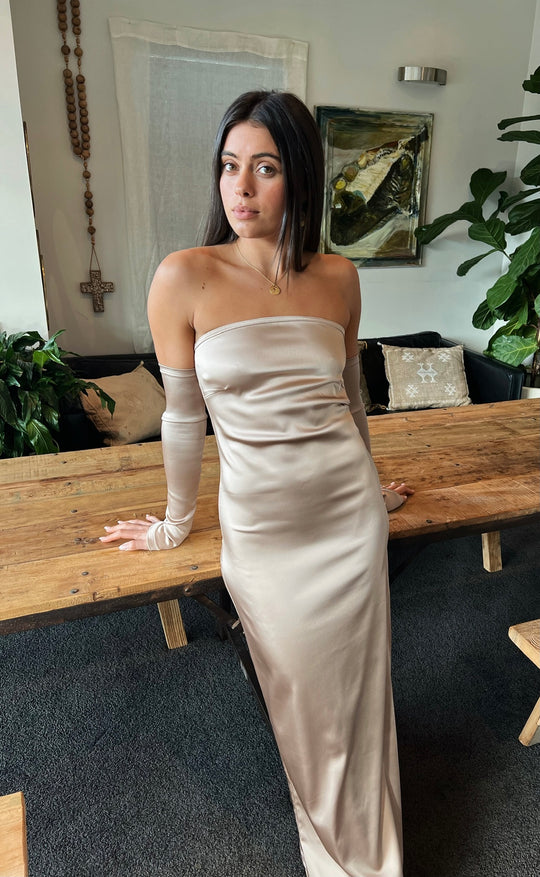 Siren Dress Champagne