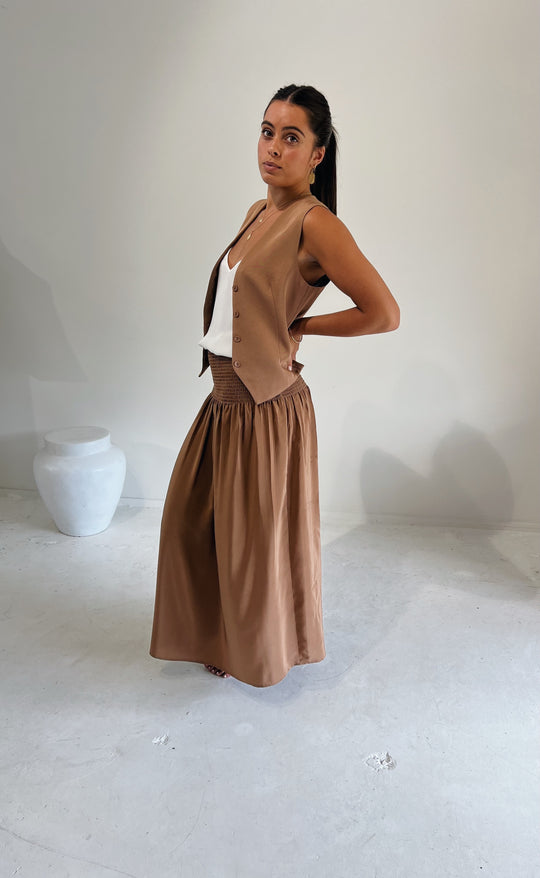 Shelby Waistcoat Tan