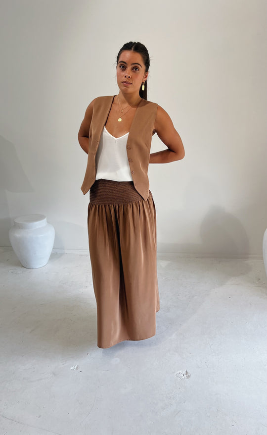 Shelby Waistcoat Tan