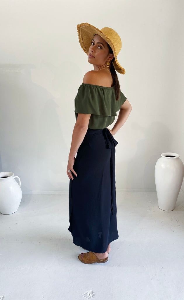 The Kelsey Prairie Maxi Skirt CHOICE OF COLORS | Baha Ranch Western Wear