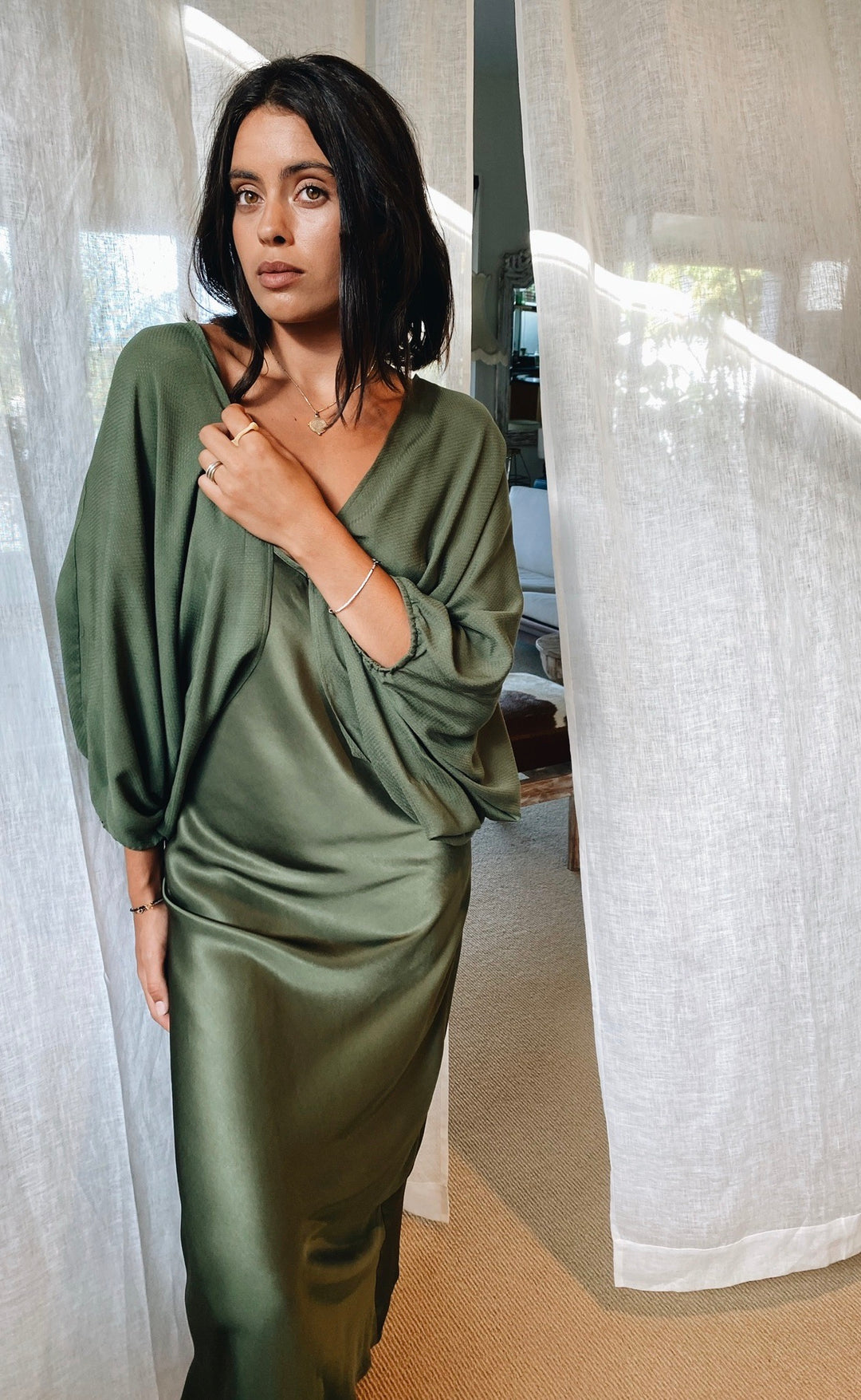 Classic Kimono Green Daybreak