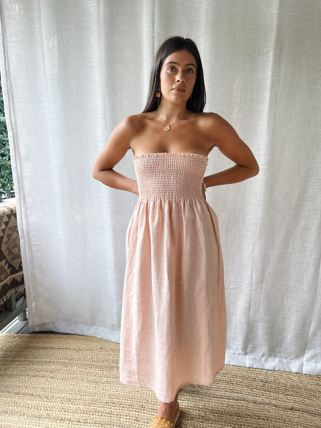 Temple Skirt Blush Hemp