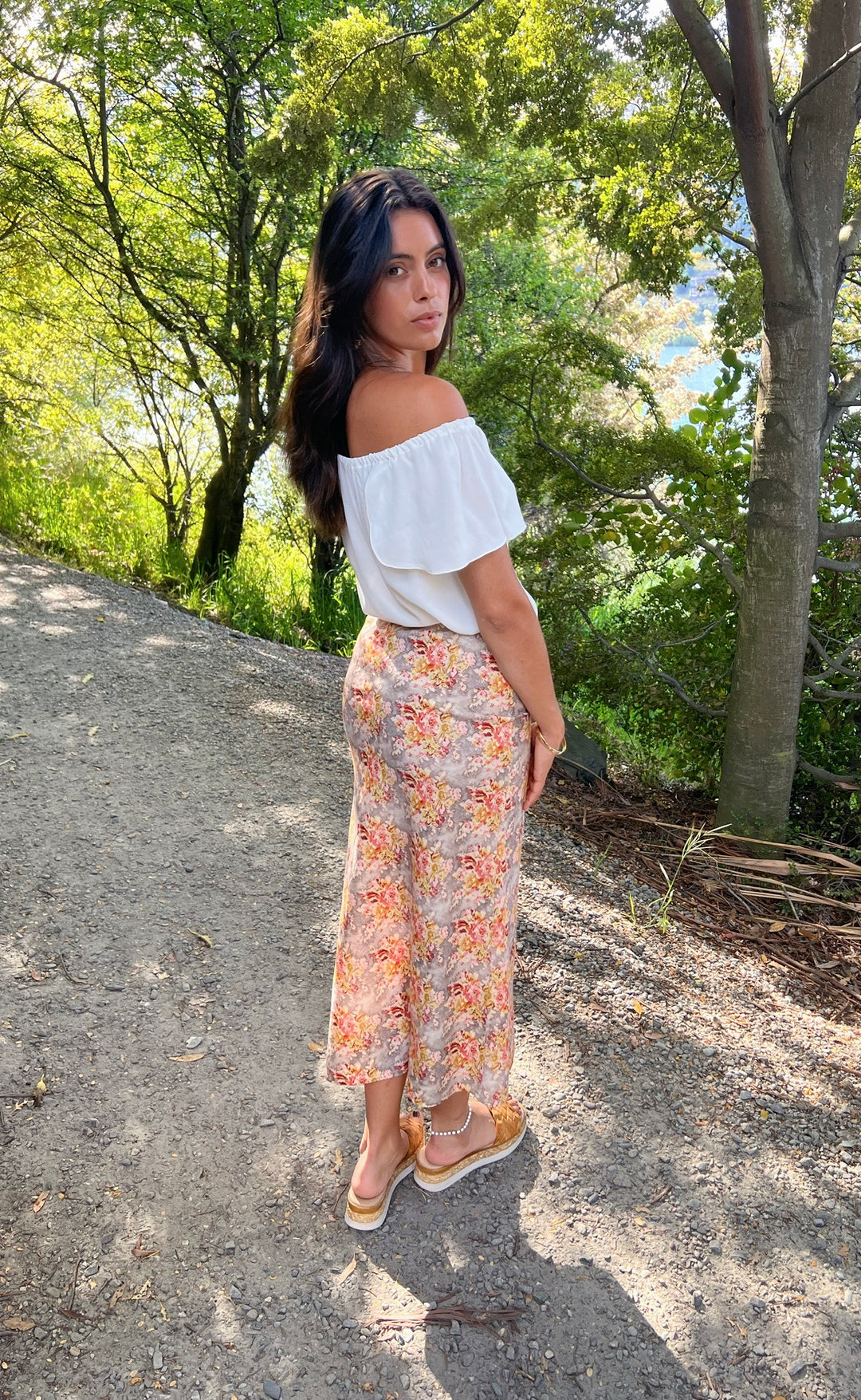 Elope Top Ivory Crepe