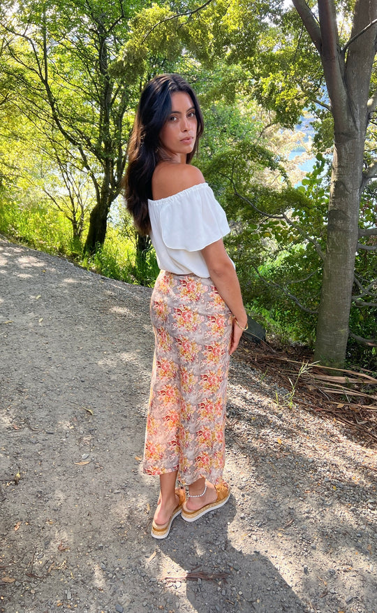 Elope Top Ivory Crepe