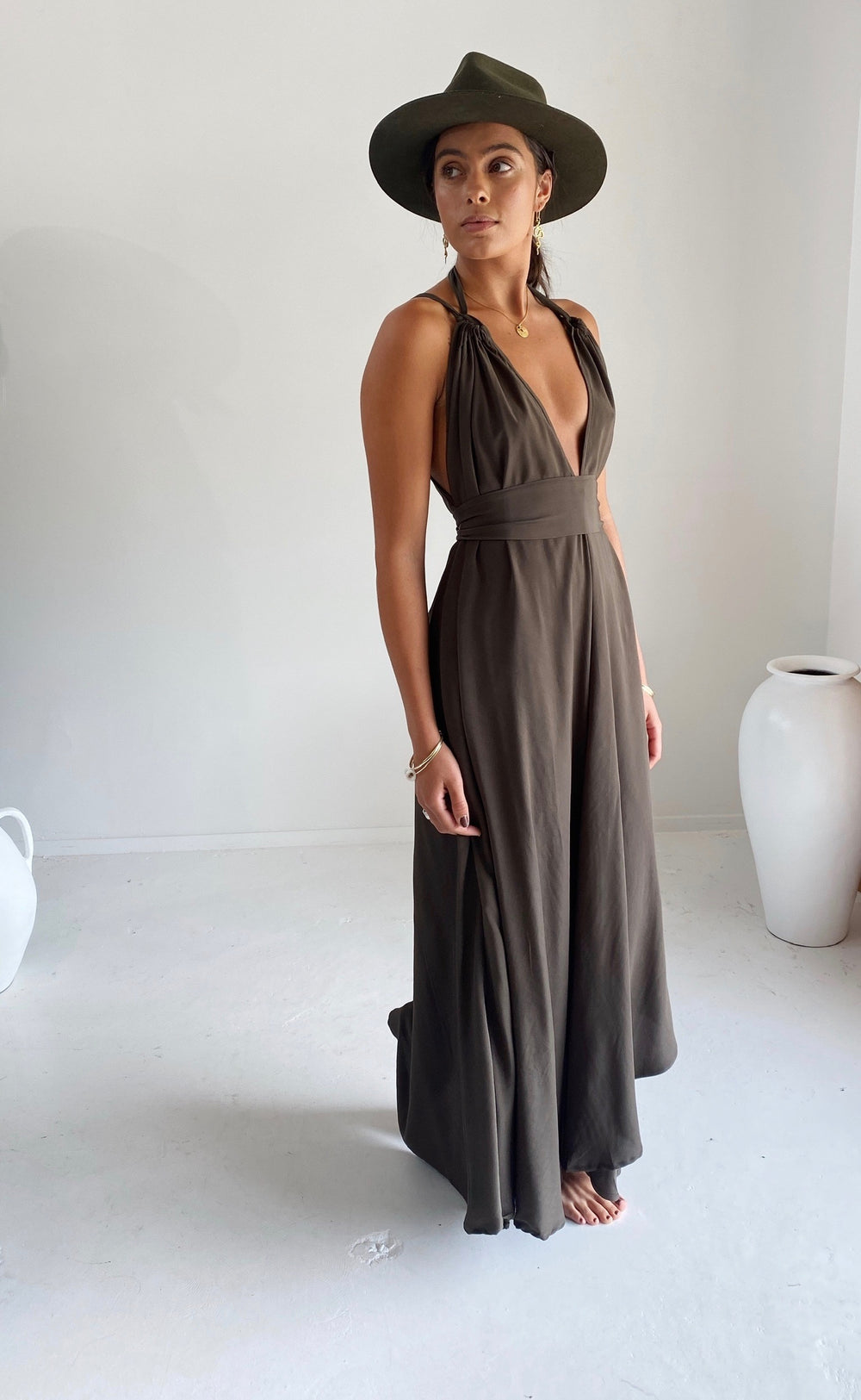 Ghetty Dress Khaki