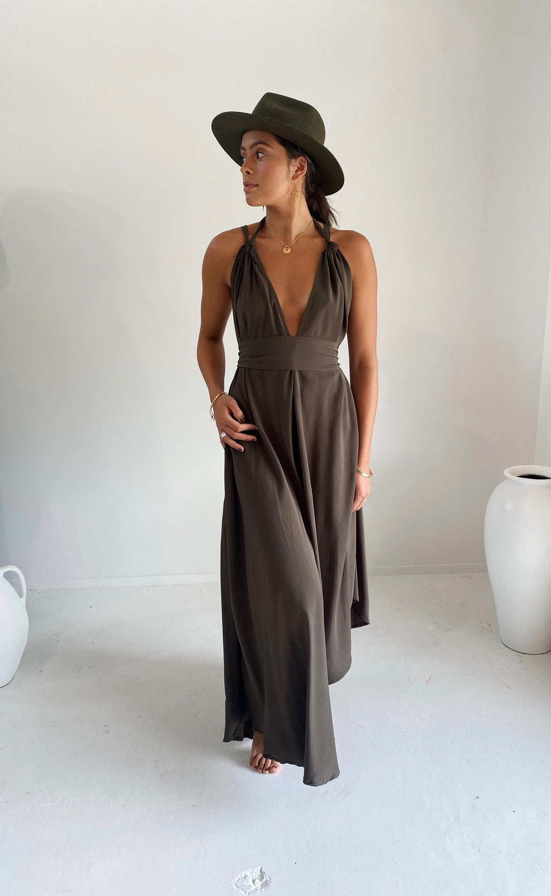 Ghetty Dress Khaki