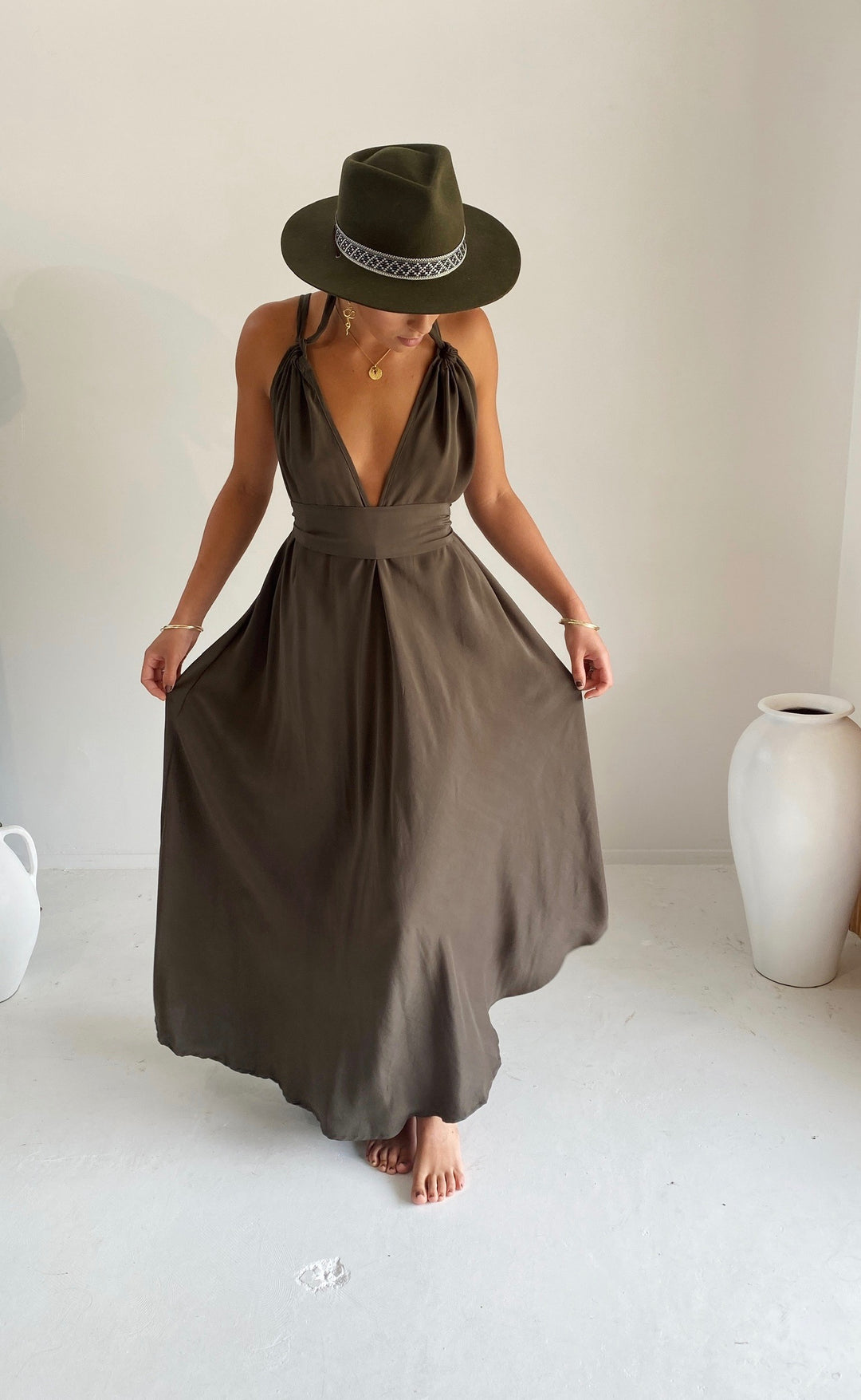 Ghetty Dress Khaki