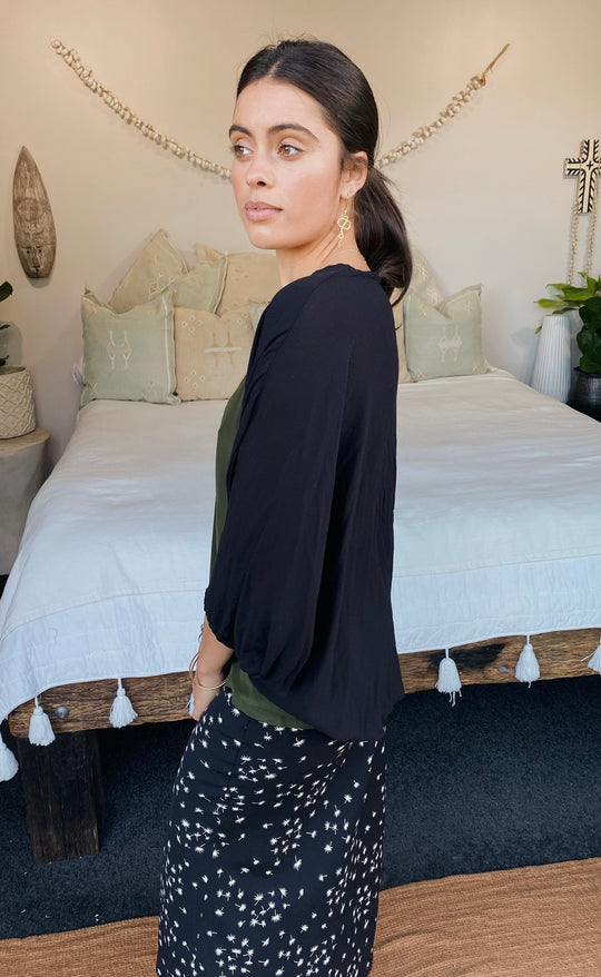 Classic Kimono Black Daybreak