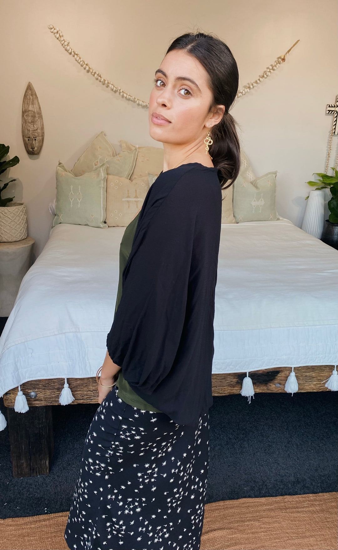 Classic Kimono Black Daybreak
