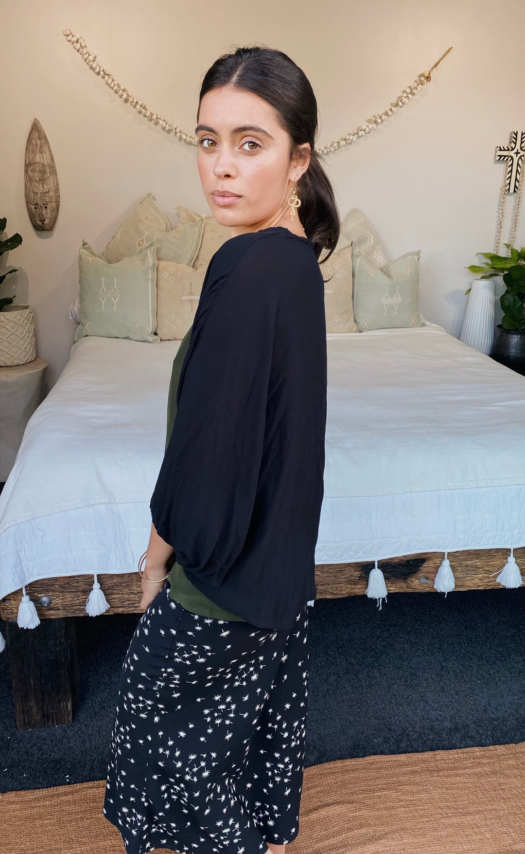 Classic Kimono Black Daybreak