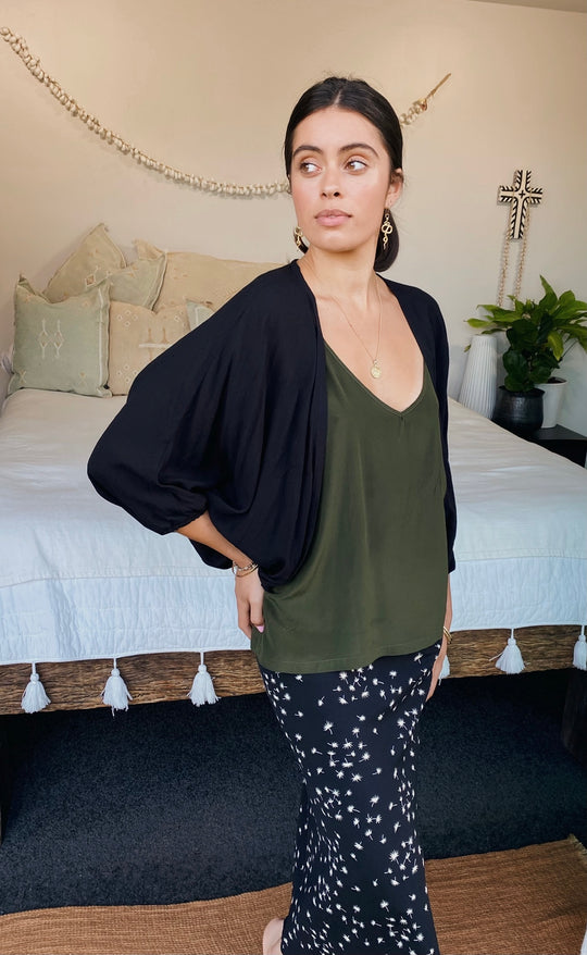 Classic Kimono Black Daybreak