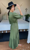 Paris Dress Green
