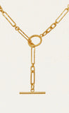 Serpent Fob Chain Gold